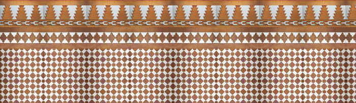 Arabian copper mosaics